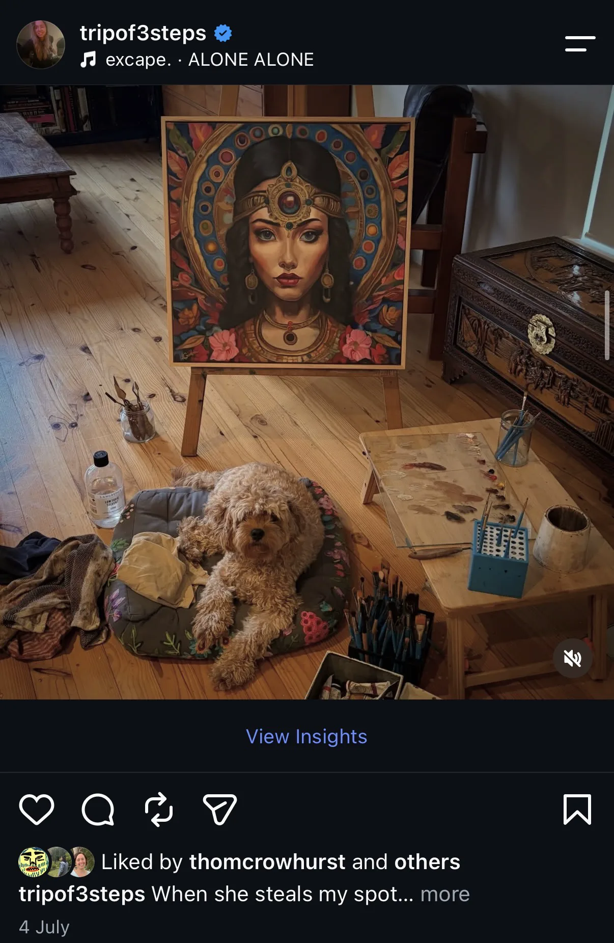 Leah's studio